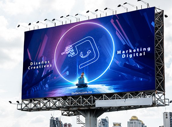 Diseño publicitario para letrero espectacular