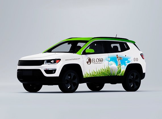 Diseño para rotulación de autos